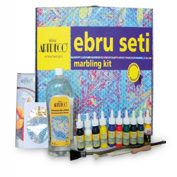 Artdeco Ebru Seti Profesyonel 10 Renk Y-016 Es-9