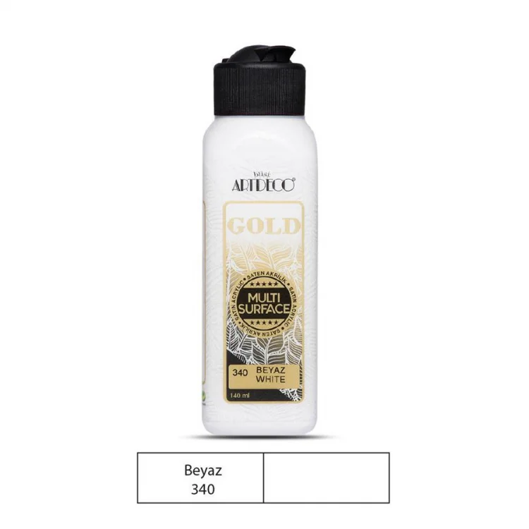 Artdeco Gold Akrilik Boya 140 Ml Beyaz G70r-340