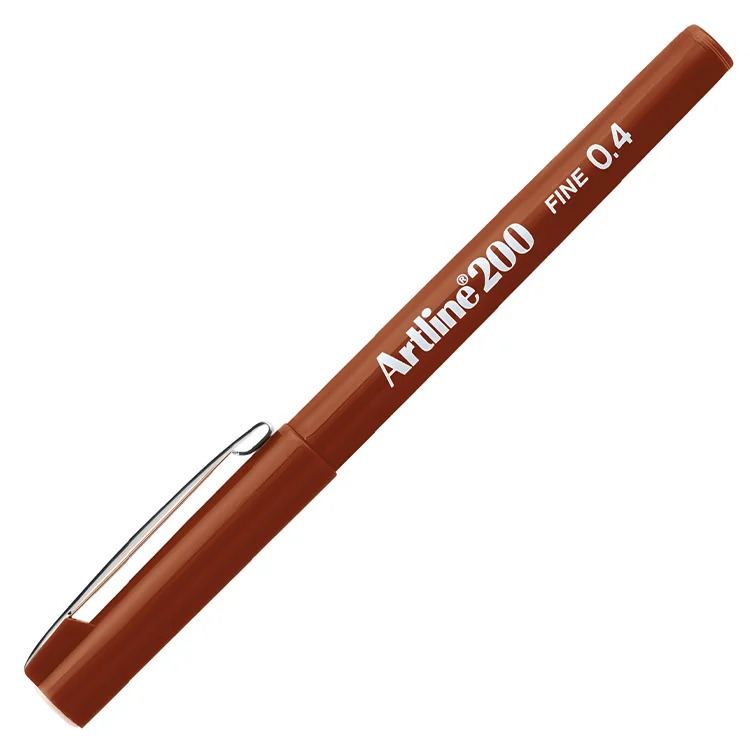 Artline 200 Fine Writing Pen 200n Kahverengi
