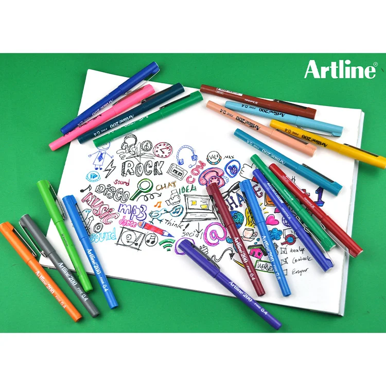 Artline 200 Fine Writing Pen 200n Kahverengi