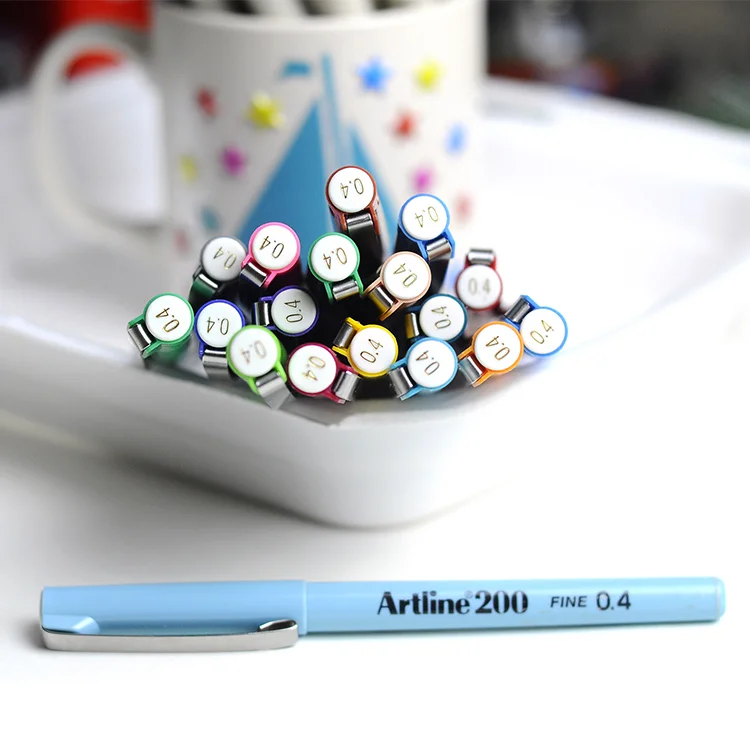 Artline 200n Fine Keçe Uçlu Yazı Kalemi Uç:0,4mm Siyah Lv-a-ek-200n Black