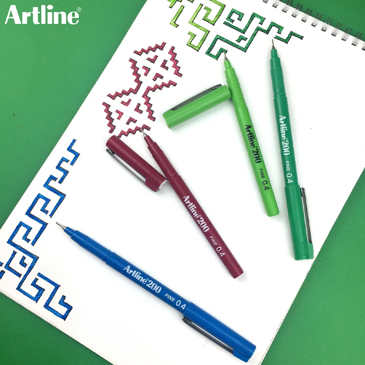 Artline 200 Fine Writing Pen Gri Lv-a-ek-200n