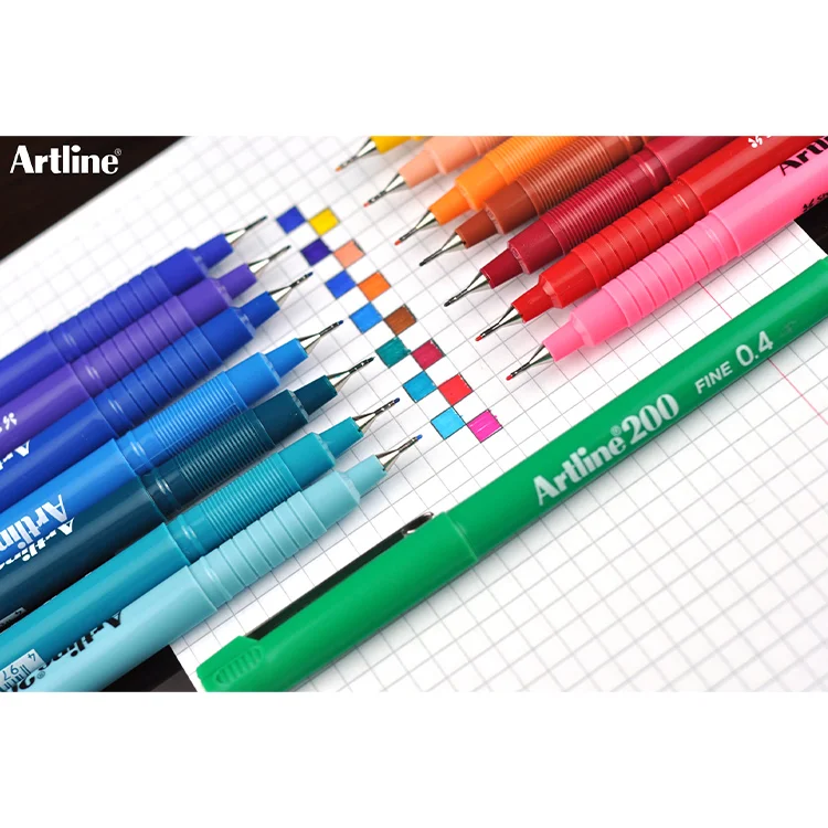Artline 200 Fine Writing Pen Gri Lv-a-ek-200n