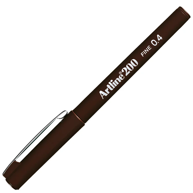 Artline 200 Fine Writing Pen Koyu Kahverengi Lv-a-ek-200n