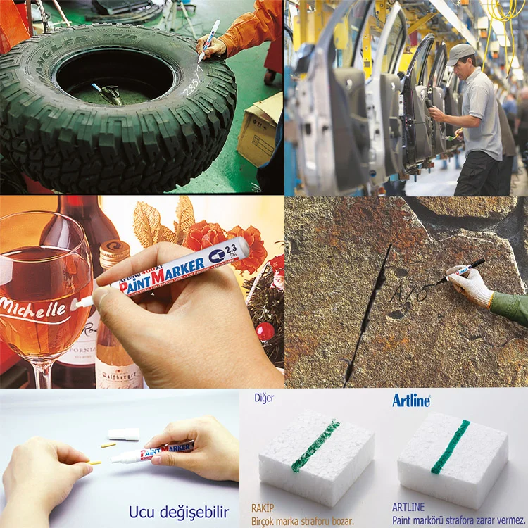 Artline 400xf Paint Markör Kalem 2.3 Mm Siyah Ek-400xf/12 S