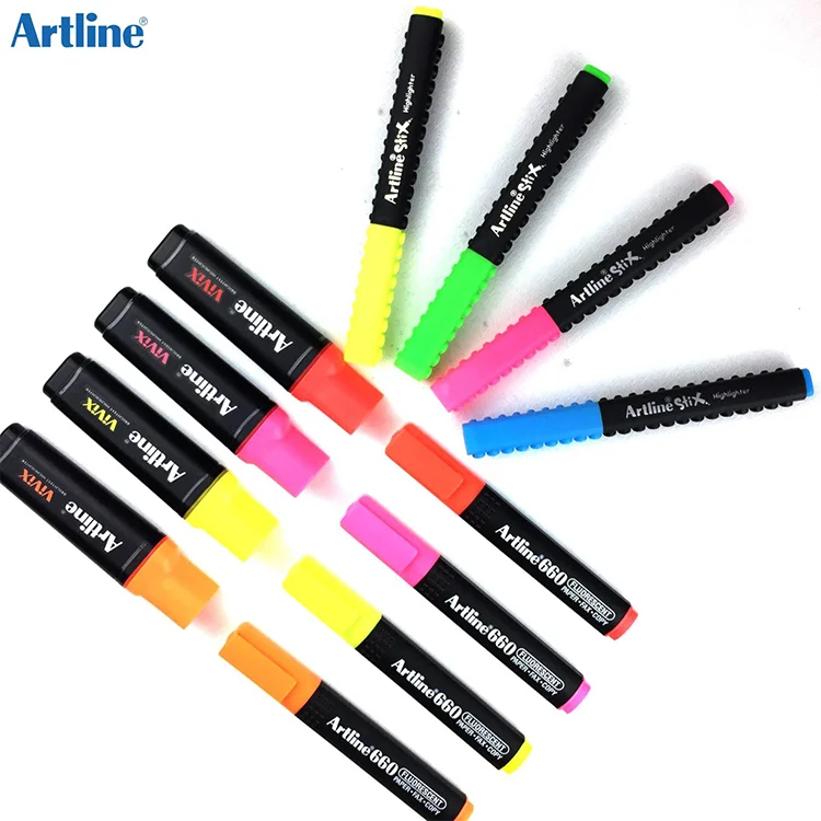 Artline 660 Fosforlu Kalem 1.0-4.0 Mm Ek-660 Kırmızı