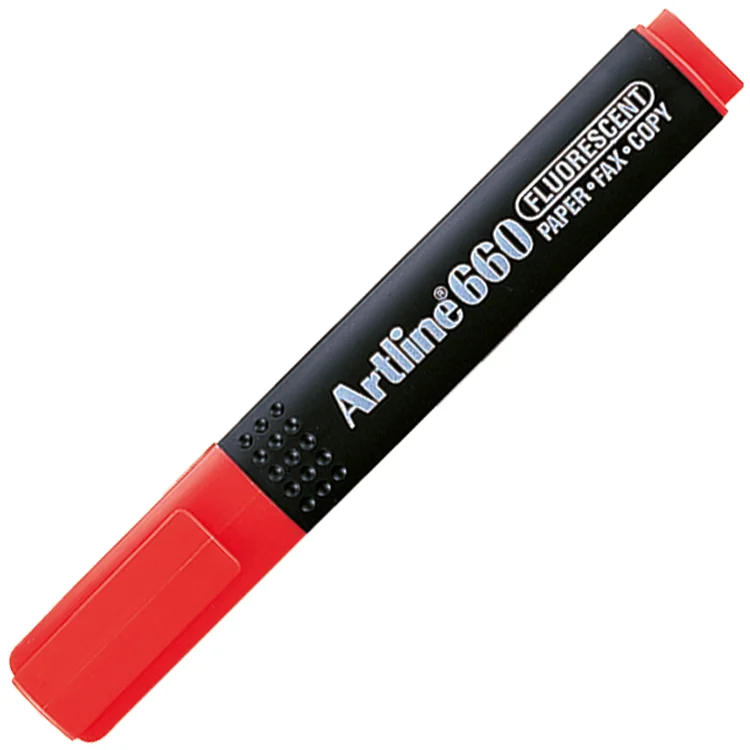 Artline 660 Fosforlu Kalem 1.0-4.0 Mm Ek-660 Kırmızı