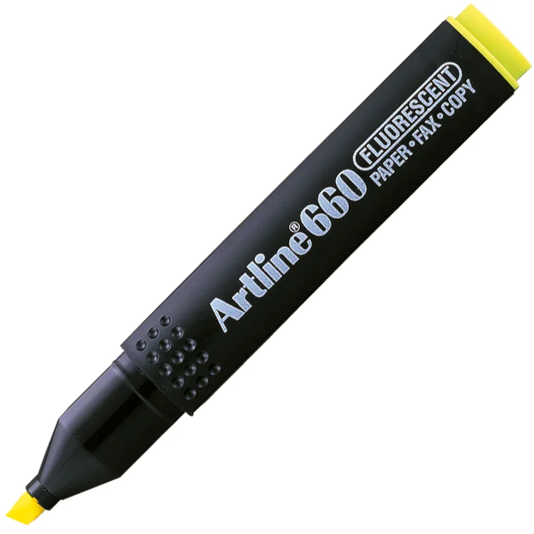 Artline 660 Fosforlu Kalem Kesik Uç:1,0-4,0mm F.sarı Lv-a-ek-660 F.yellow