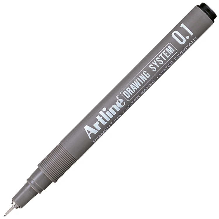 Artline Drawing System 0.1 Çizim Kalemi Uç:0,1mm Siyah Lv-a-ek-231 Black