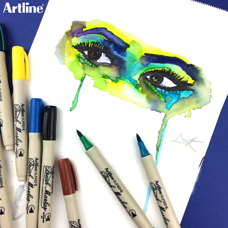 Artline Supreme Brush Marker Turuncu Lv-a-epf-f