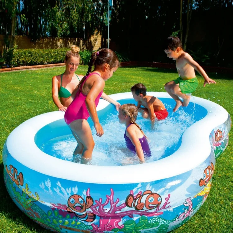 Bestway Havuz 262x157cm Oval Desenli 54118