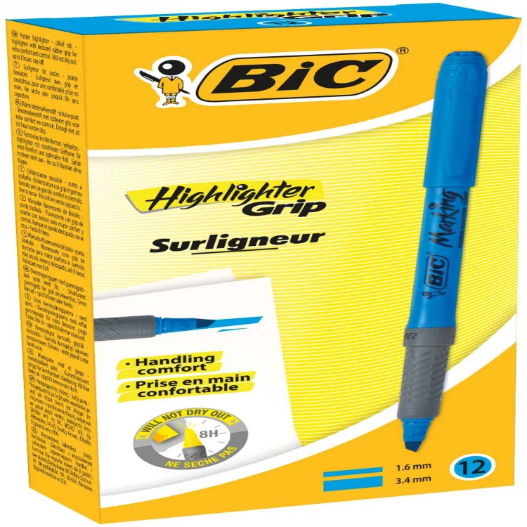 Bic 811931 Highlighter Mavi Fosforlu Kalem