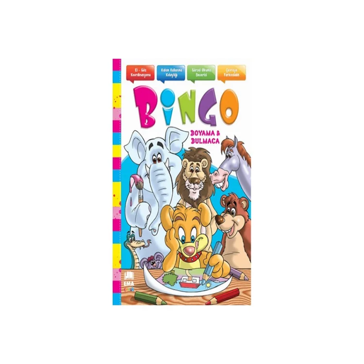 Bıcırık Bingo Boyama Bulmacalı Kitabı