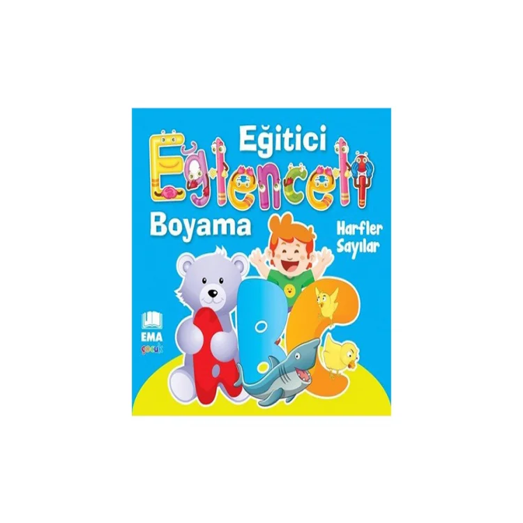 Bıcırık/ Eğitici Eğlenceli Boyama Kitabı Harfler Sayılar
