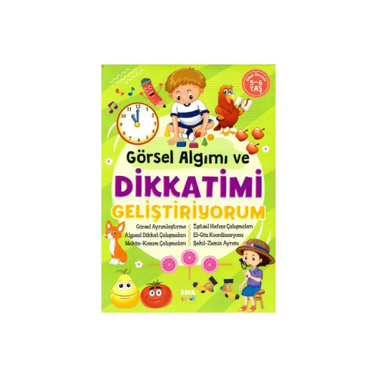 Bıcırık Görsel Algımı Ve Dikkatmi Geliştiriyorum 5-6 Yaş