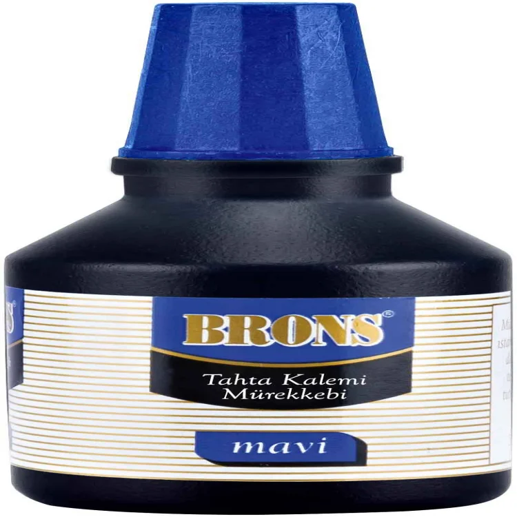 Brons Br-351 Tahta Kalem Mürekkebi Mavi 30 Cc.