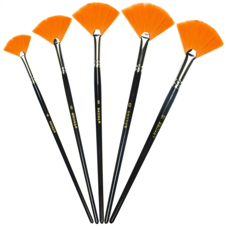 Brons Yelpaze Yağlı Boya Fırçası Br-605