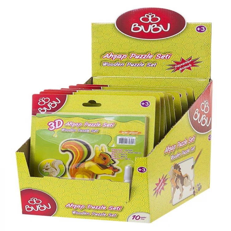Bu-bu Aps001 3d Ahşap Puzzle 10.5.4*11.4
