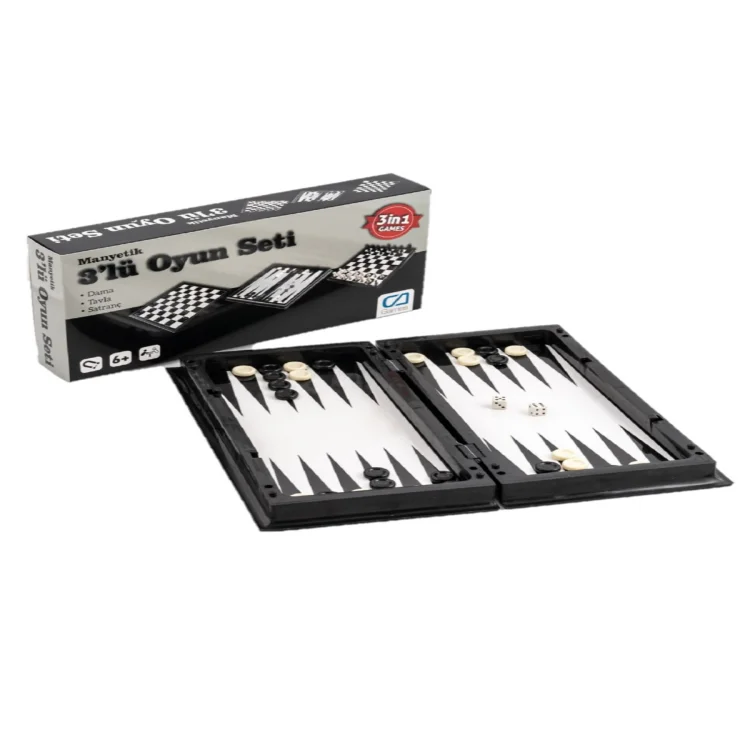 Ca Games 10002 Manyetik Oyun Seti 3lü Tyf