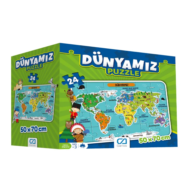 Ca Games 5025 Dünyamız Eğitici Puzzle