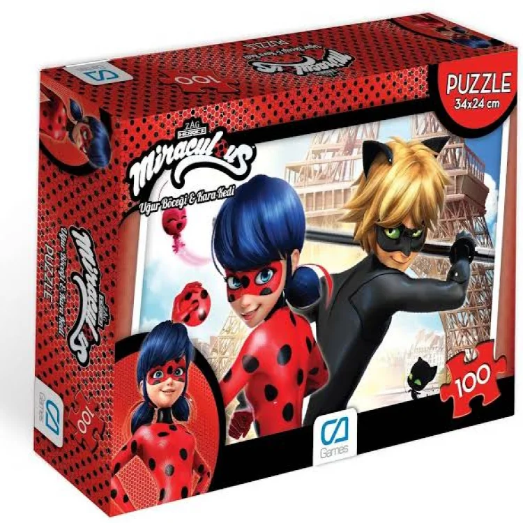 Ca Games 5102  Miraculous Puzzle 60 Parça Puzzle