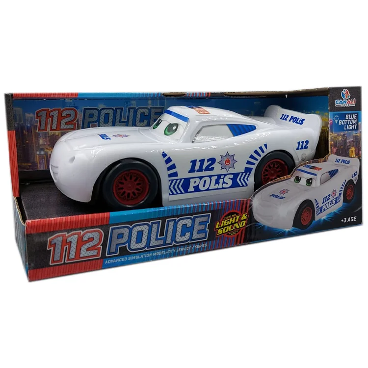 Can Ali Cnl-1914a-1 Pilli Polis Araba Beyaz Oyck