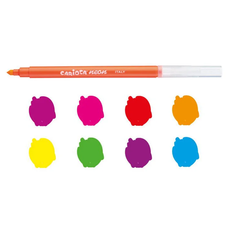 Carioca Fosforlu Yıkanabilir Keçeli Boya Kalemi 8li 42785