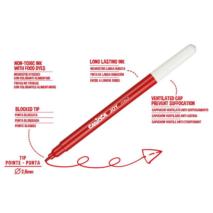 Carioca Joy Keçeli Kalem 24lü 40615