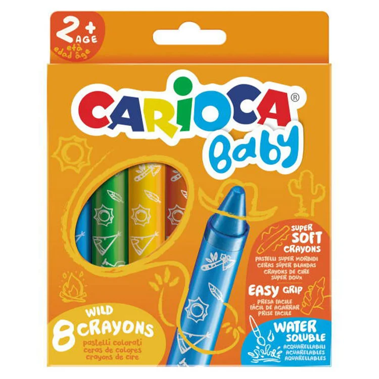 Carioca Jumbo Bebek Yumuşak Pastel Boya 8li 42892