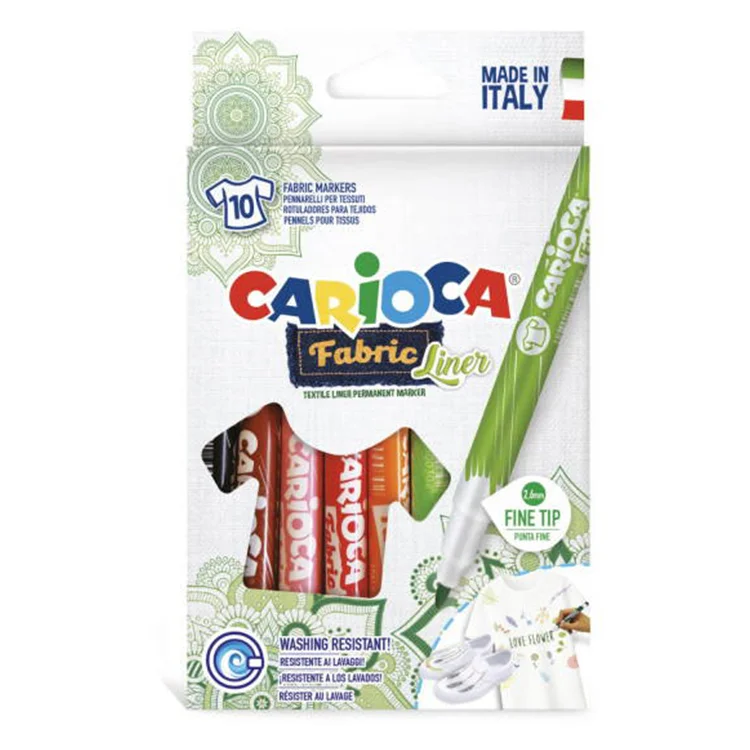 Carioca Kumaş Keçeli Boya Kalemi Fine 10lu 42909