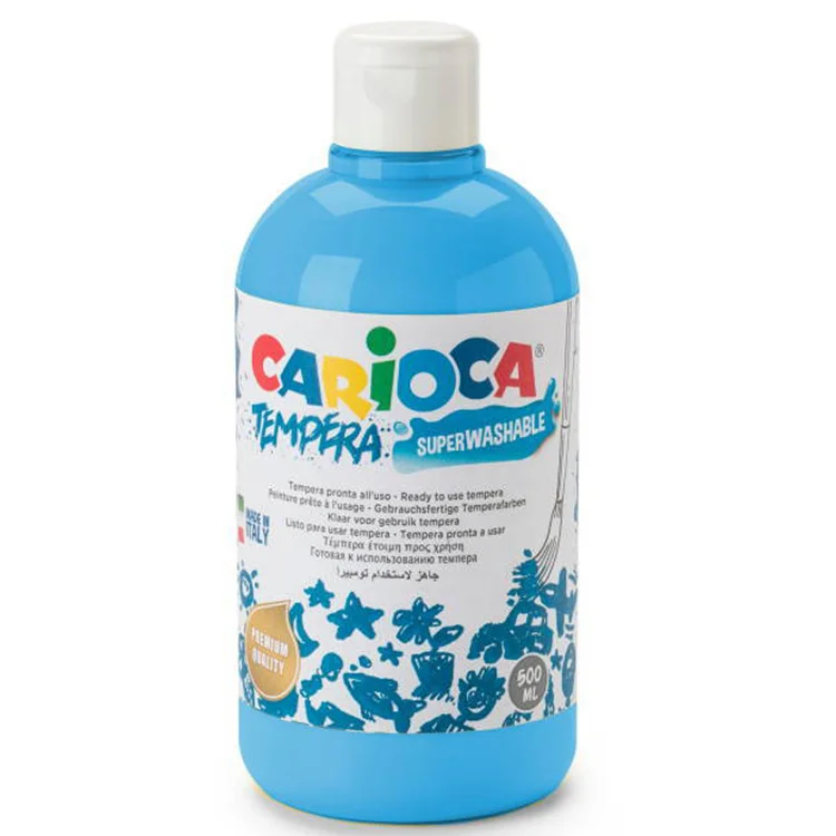 Carioca Tempera Suluboya Süper Yıkanabilir Mavi 500 Ml 40427/05