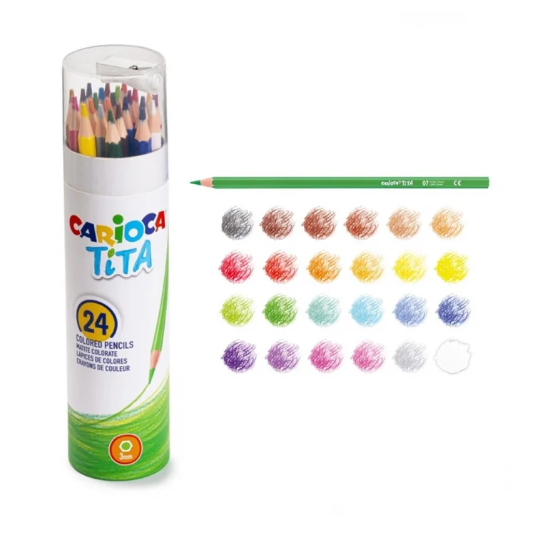 Carioca Tita Kuru Boya Kalemi 24lü Tüp 43341