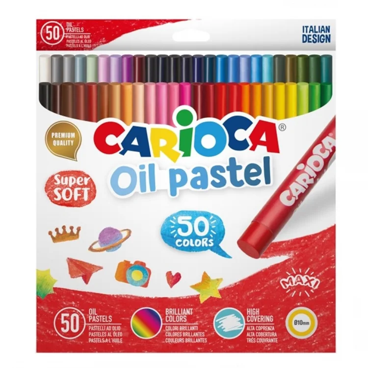 Carioca Yağlı Pastel Boya Kalemi 50li 43286