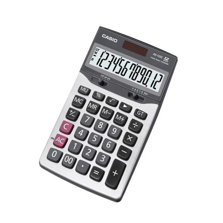 Casio Ax-120b Hesap Hesap Makinesi 12 Hane Ax-120b-w-dc