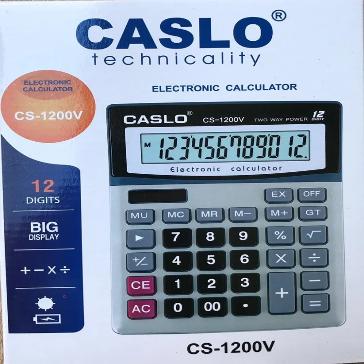 Csl Hesap Makinesi Cs-1200v