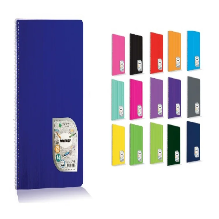 Çınar Colormaxi A4 Pp Kapak Defter 120 Yaprak Kareli 73008