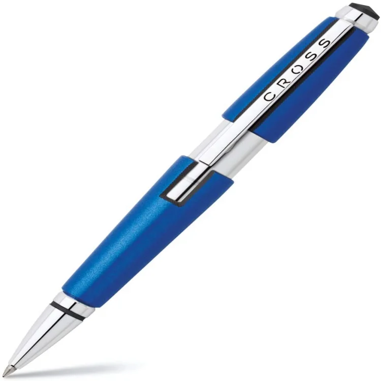 Cross At0555-3 Edge Roller Kalem Mavi /krom