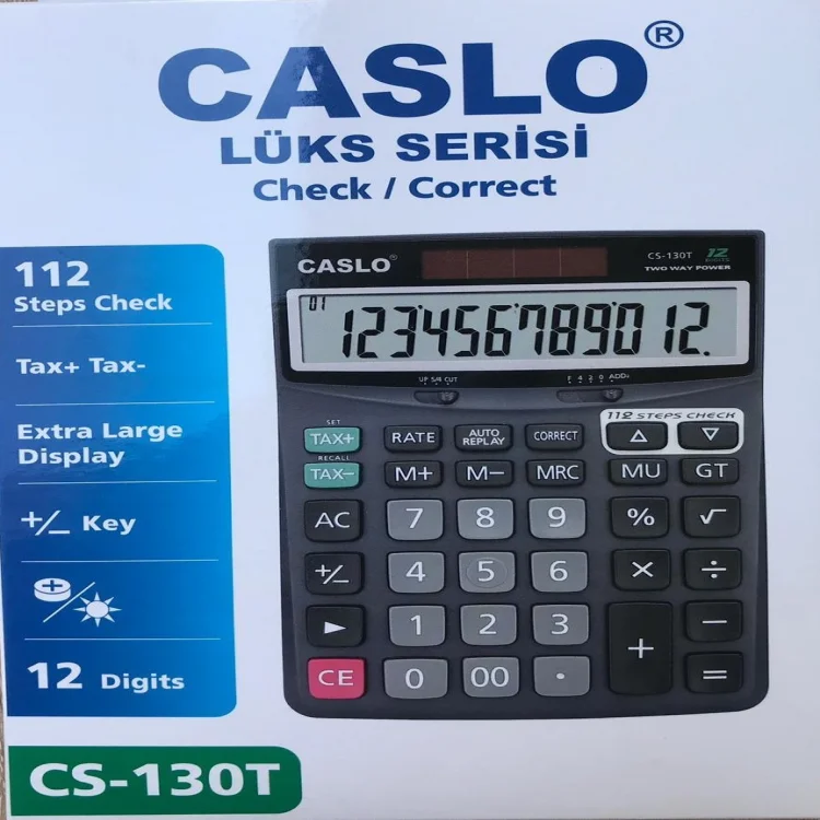 Csl Hesap Makinesi 12 Hane Cs-130t
