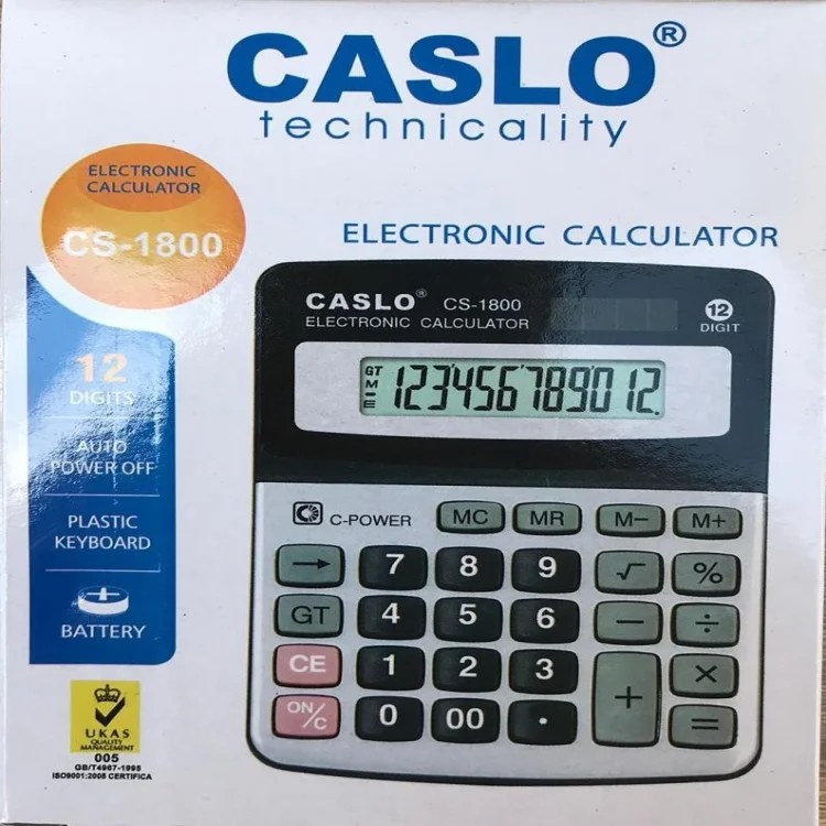 Csl Hesap Makinesi 12 Hane Cs-1800