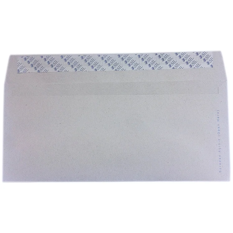 Doğan Diplomat Zarf 10,5*24 Kraf Silikonlu Pencereli 90 Gram 25li Poşet