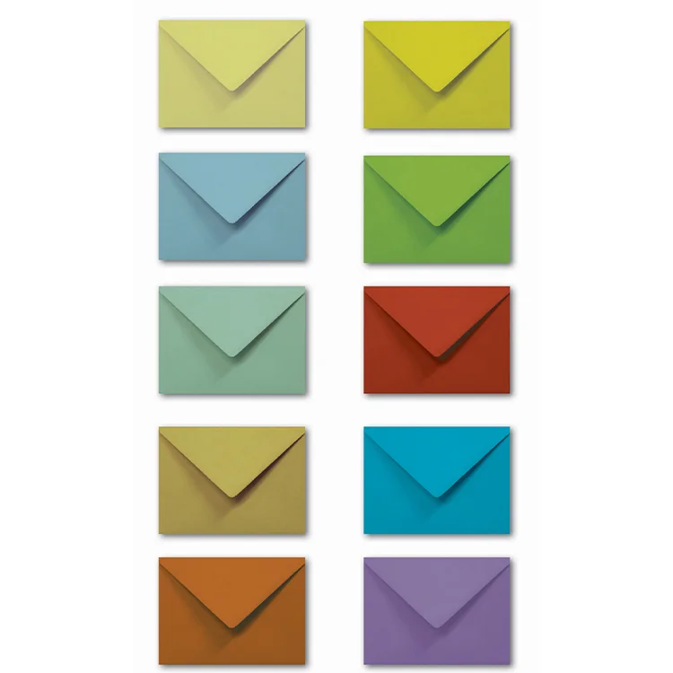 Doğan Kartvizit Zarfı 7*9 Renkli Tutkallı 80 Gram Yeşil