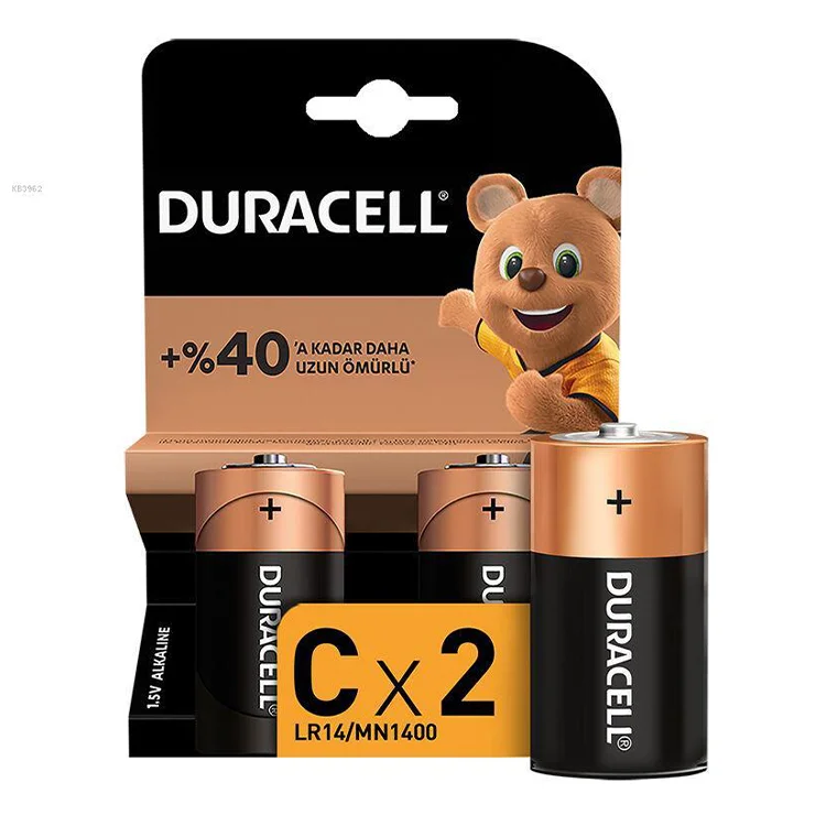 Duracell Alkaline Pil Orta C 2li