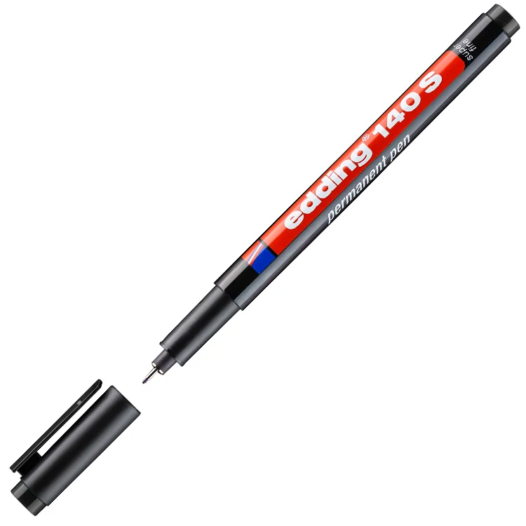 Edding Asetat Kalem 140 S Yuvarlak Uç Siyah