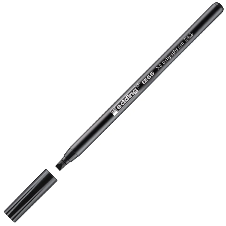 Edding Kaligrafi Kalemi 1255 Siyah 5.0 Mm