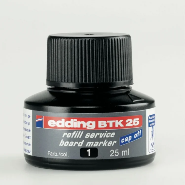 Edding Tahta Kalem Mürekkebi Btk-25 Siyah 25 Ml