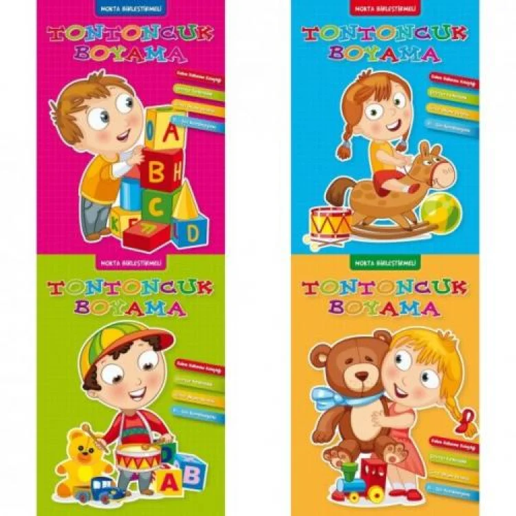 Ema Çocuk Tontoncuk Boyama Kitabı 1-4