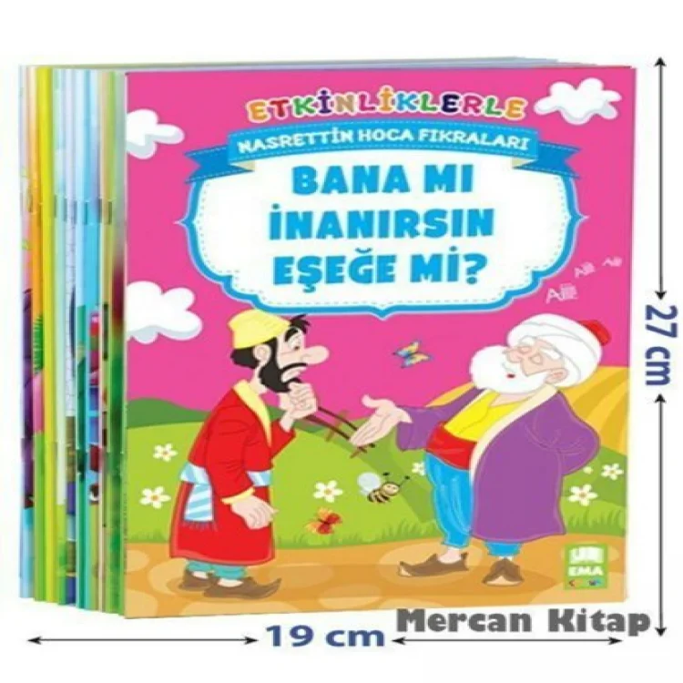 Ema Çocuk Nasrettin Hoca Fıkraları 1.sınıf 10 Kitap