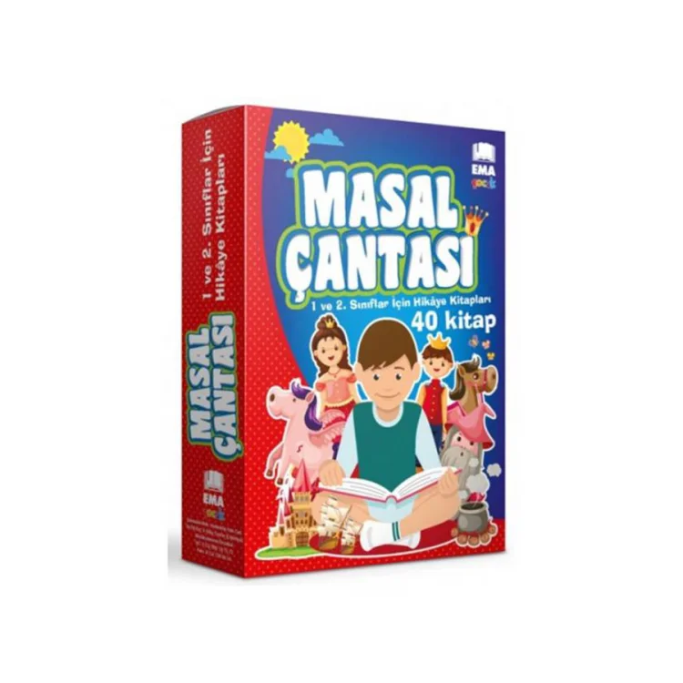 Ema Kitap 1 Ve 2. Sınıf Masal Çantası 40 Kitap