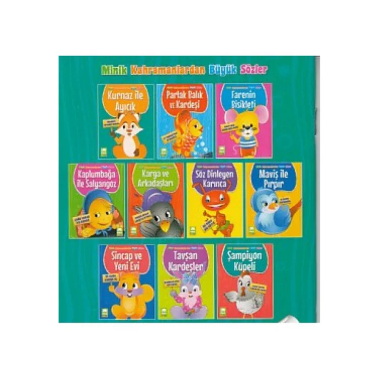 Ema Kitap 1 Ve 2. Sınıf Minik Kahramanlar Büyük Sözler 10lu