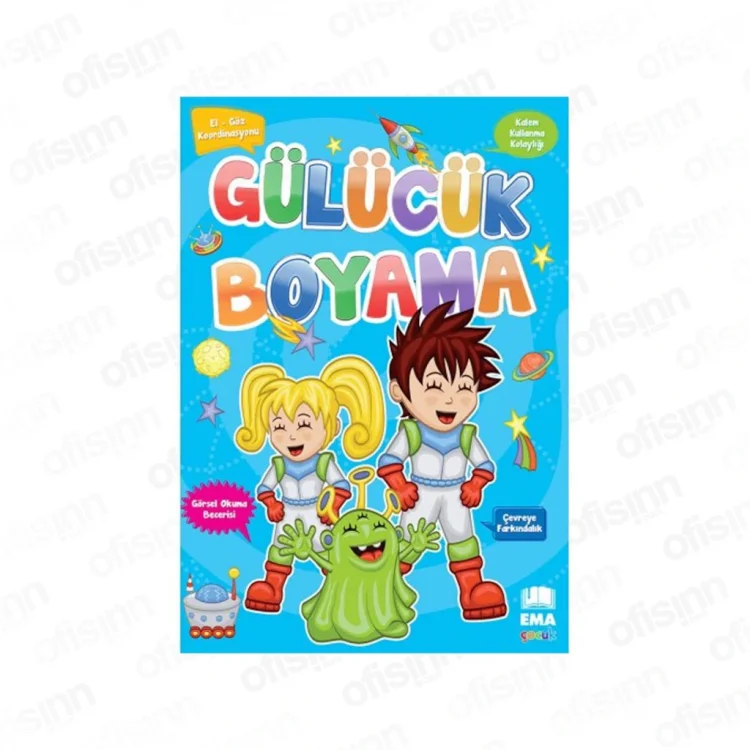 Ema Kitap Gülücük Boyama Kitabı